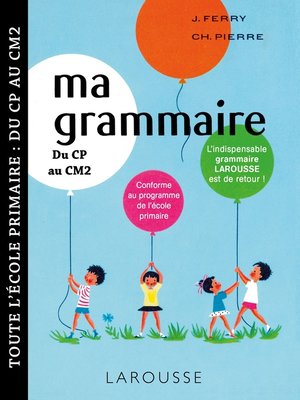 cover image of Ma petite grammaire Larousse